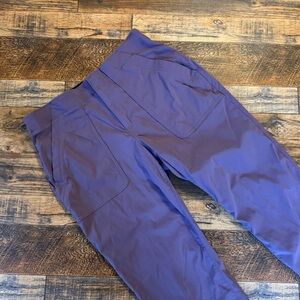 Eddie Bauer Women’s Hiking Pants Size 4 Purple Outdoor Lightweight Trail Pants